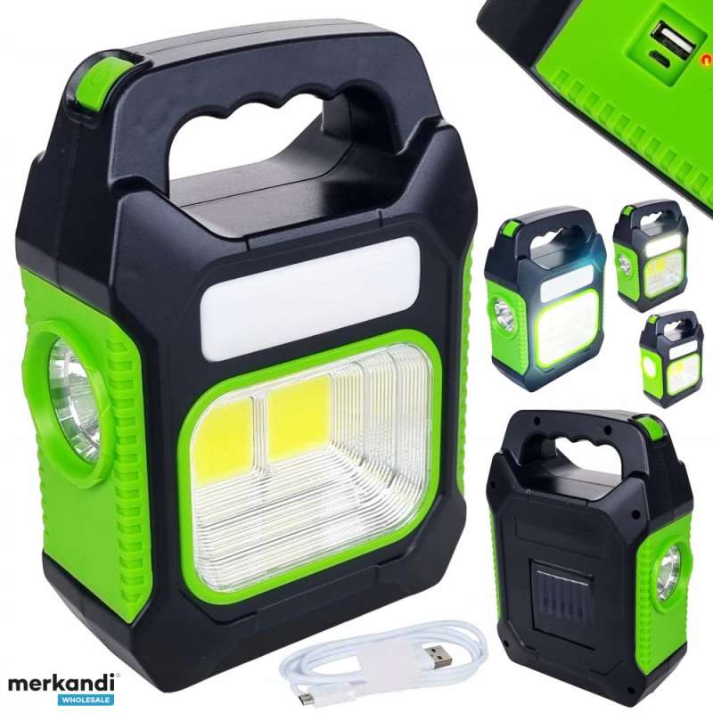 Uppladdningsbar LED-lampa med powerbank